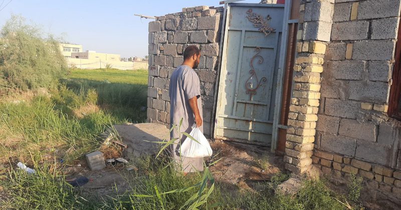 Weduwe en vijf jonge kinderen Al Nasiriye