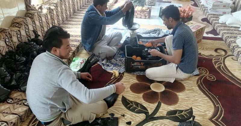 60 voedingspakketten buitenwijken Baghdad